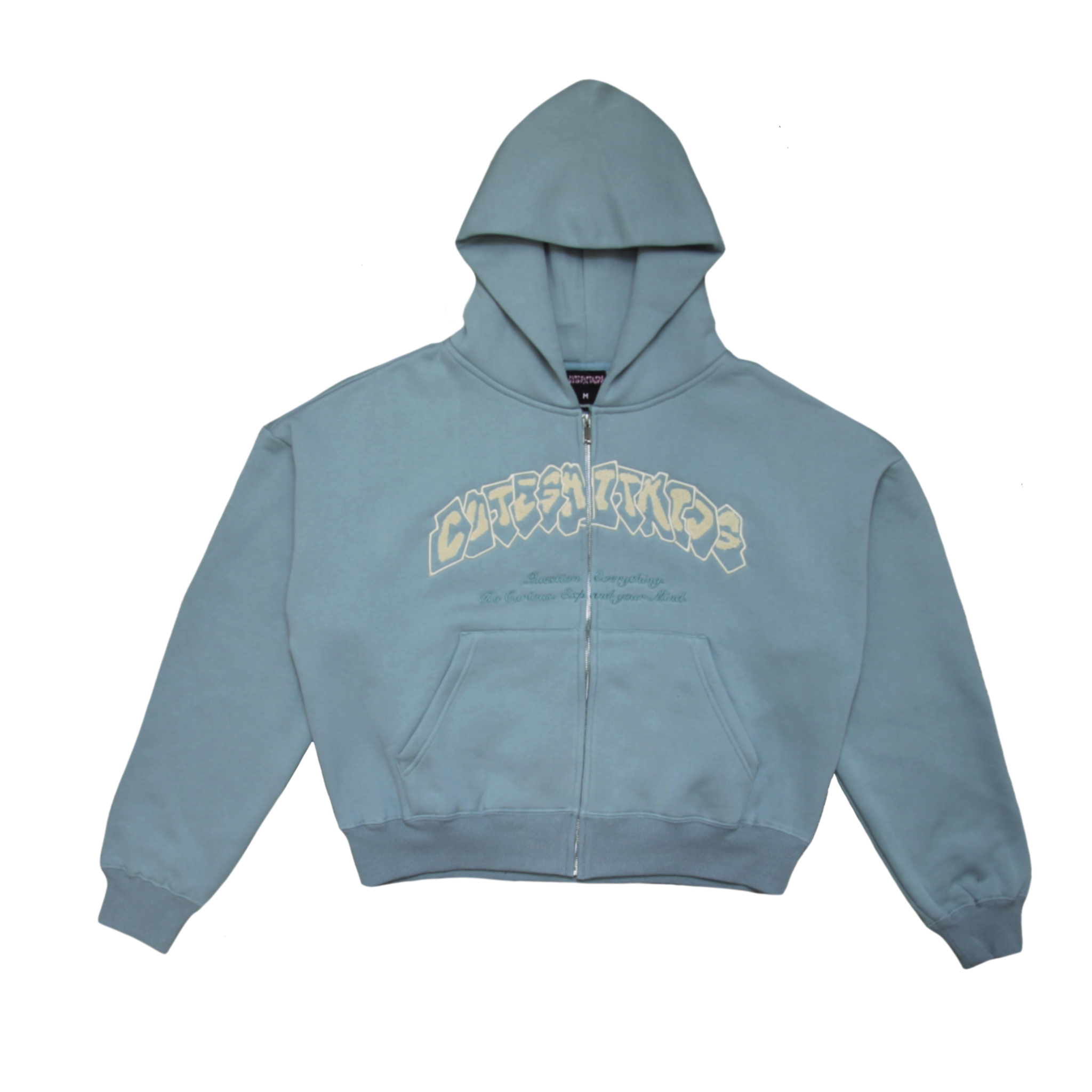 Zip Hoodie Blue Cuteshitkids