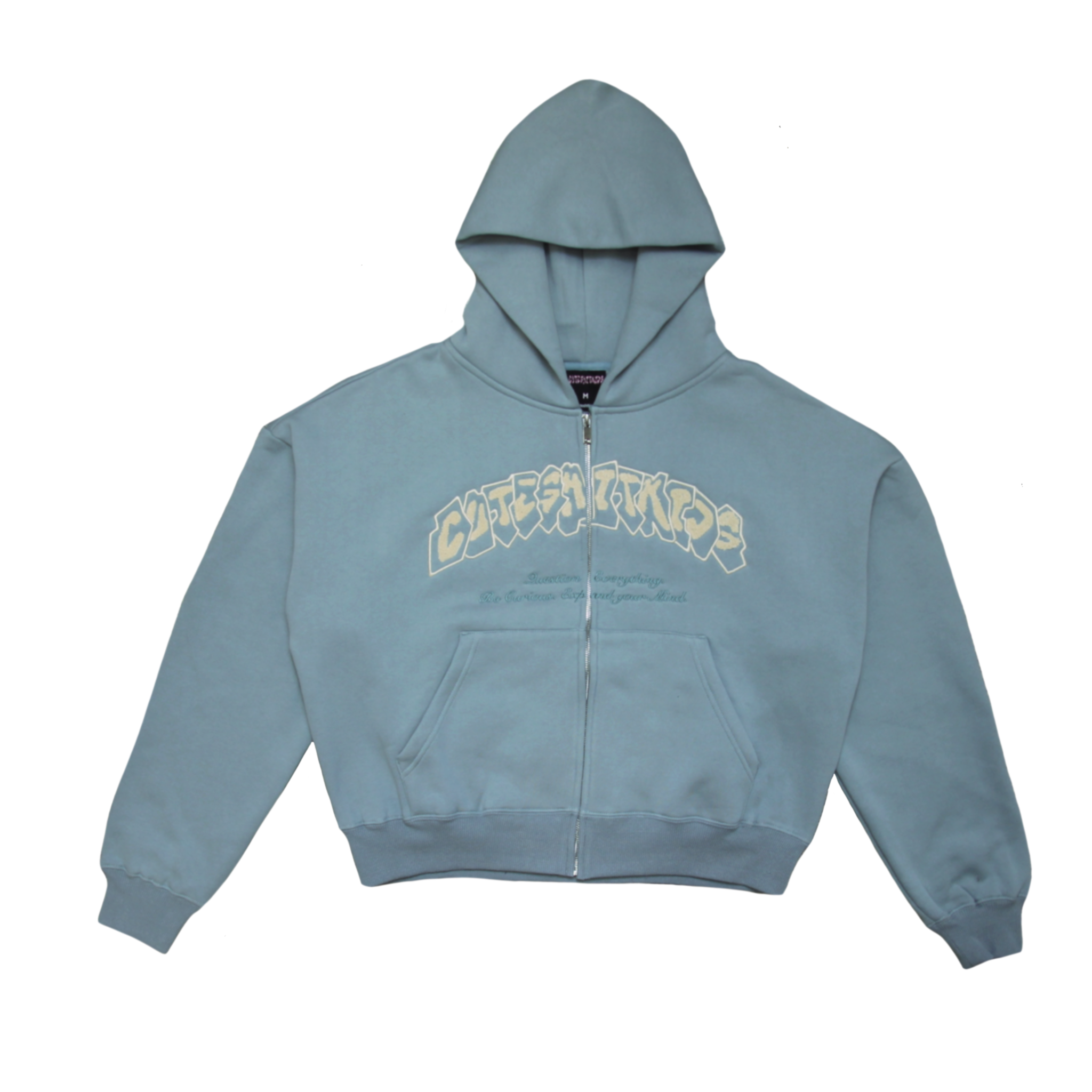 ZIP HOODIE - BLUE