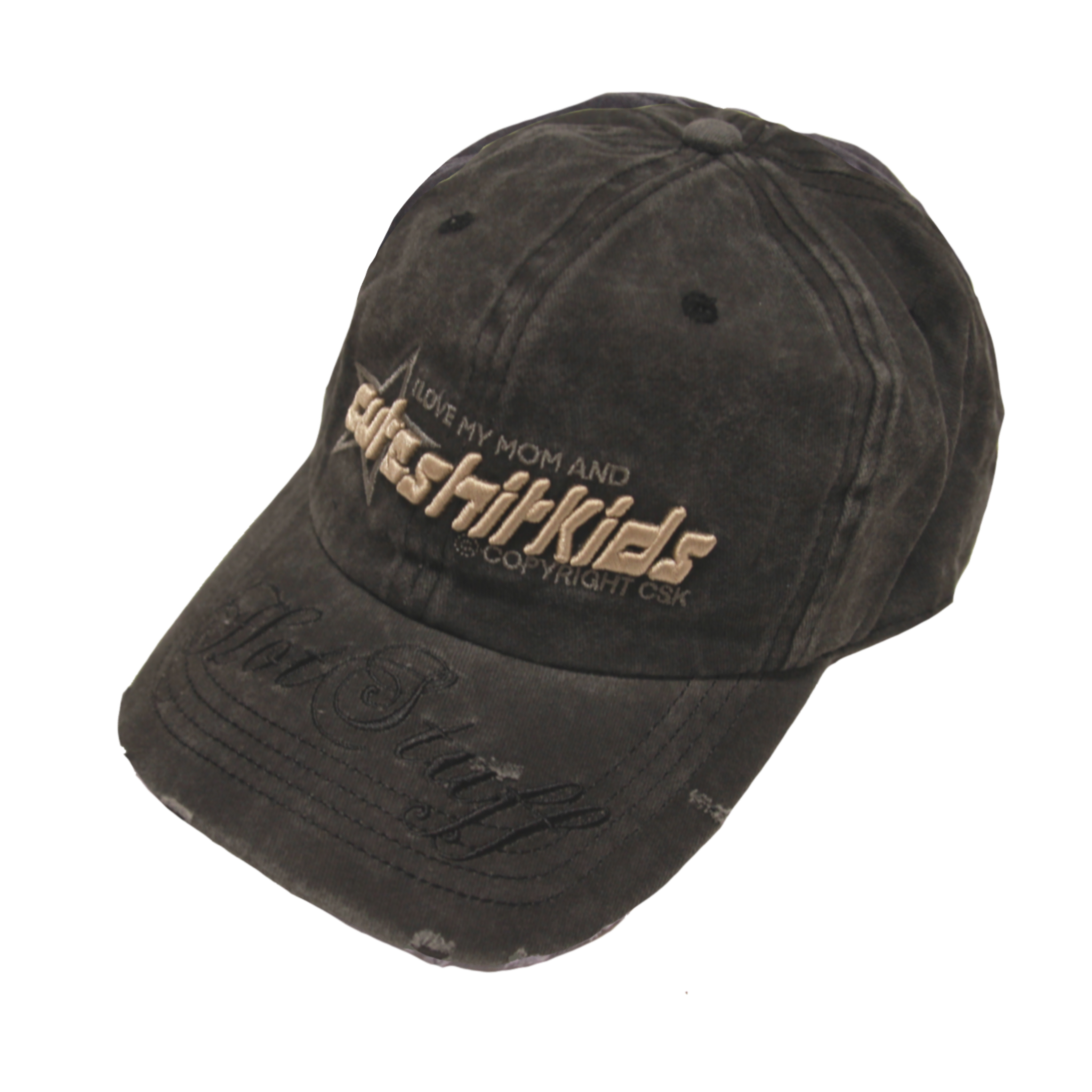 CAPS- DISTRESSED BLACK