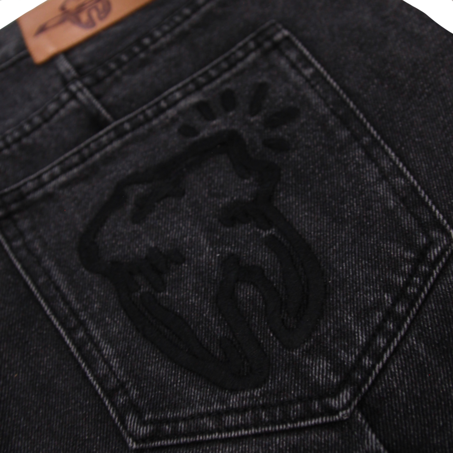 JORTS - BLACK DENIM