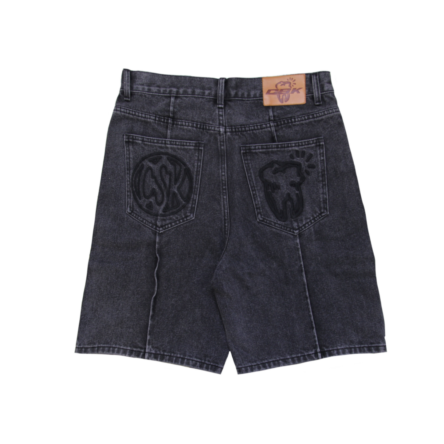 JORTS - BLACK DENIM