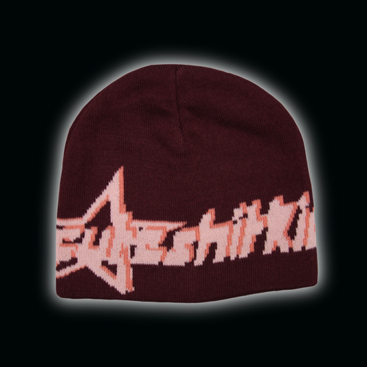 BEANIE - DARK RED