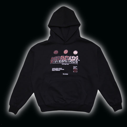 HOODIE - BLACK&PINK