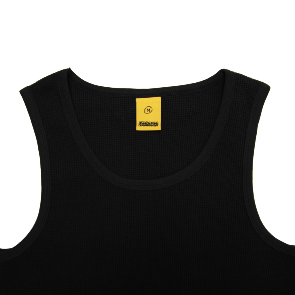 TANK - WAFFLE BLACK