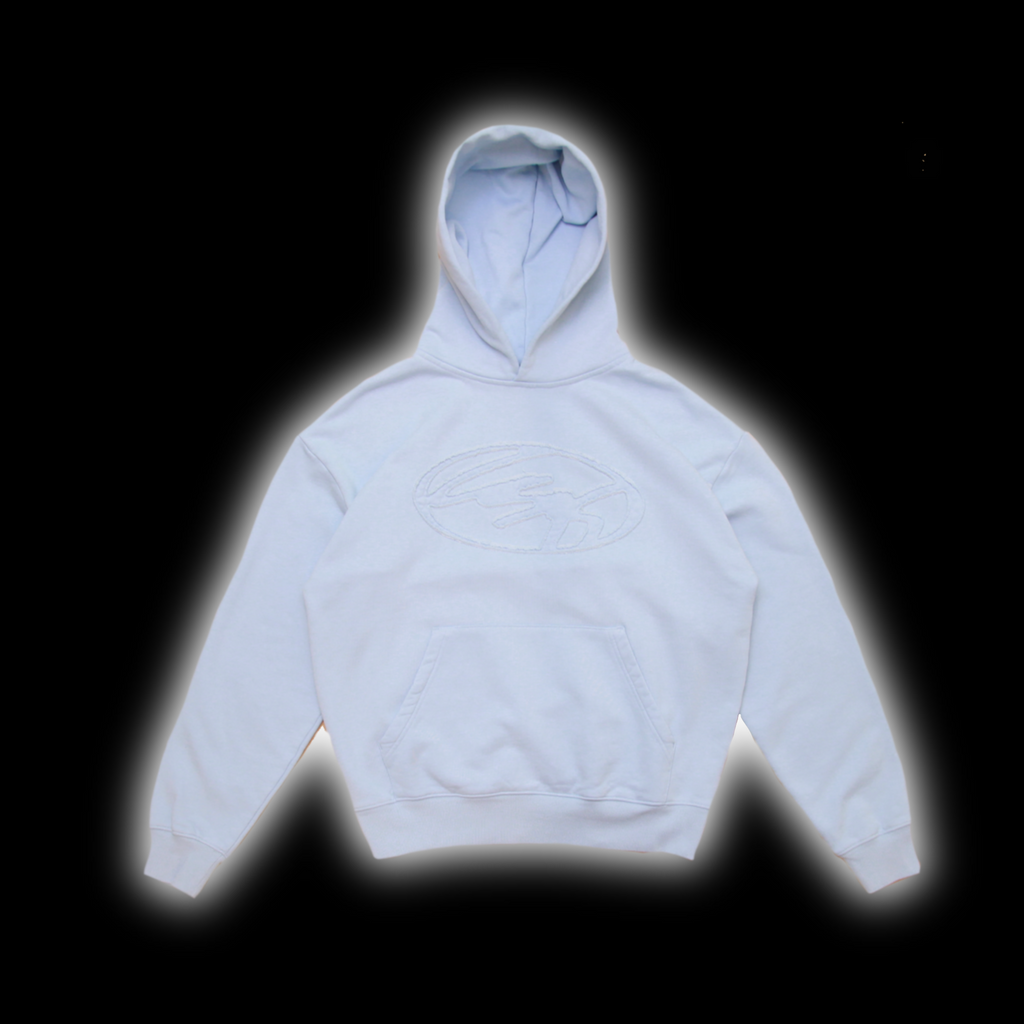 PATCH HOODIE - BABYBLUE