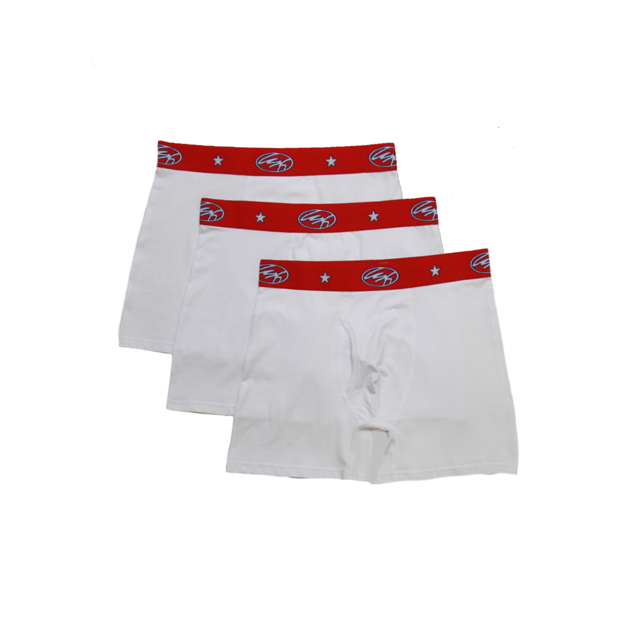 BOXER 3pk - White/Red
