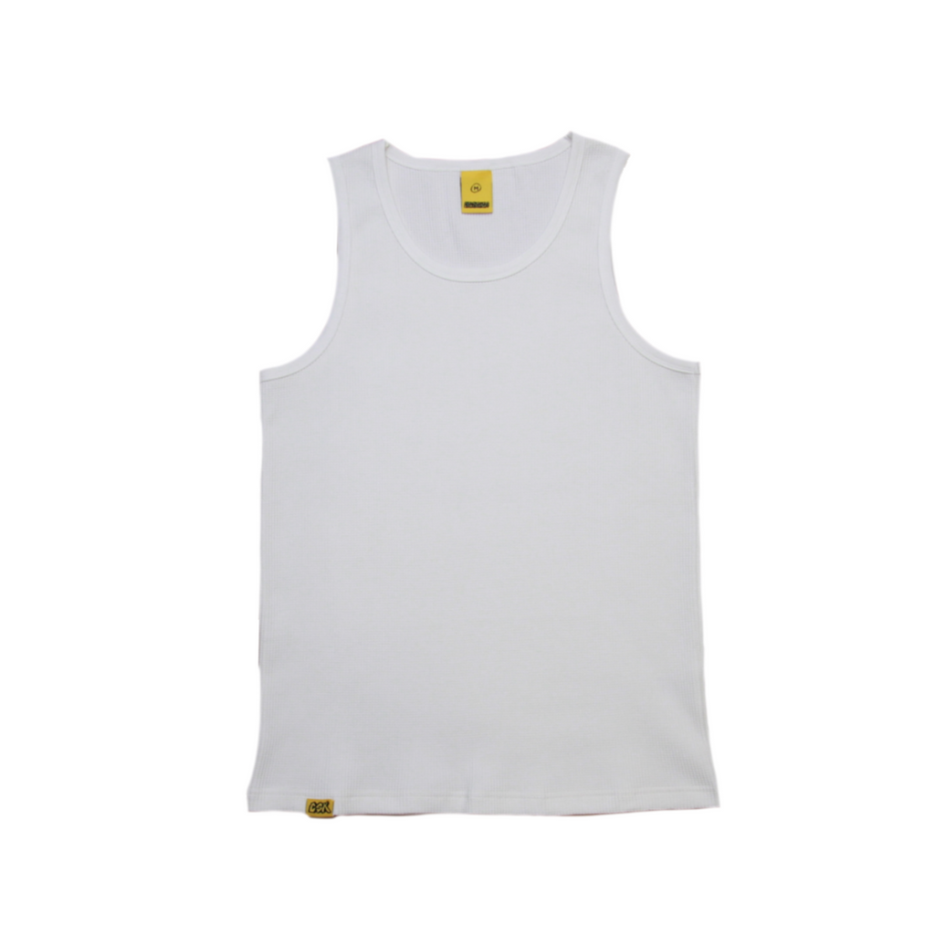 TANK - WAFFLE WHITE