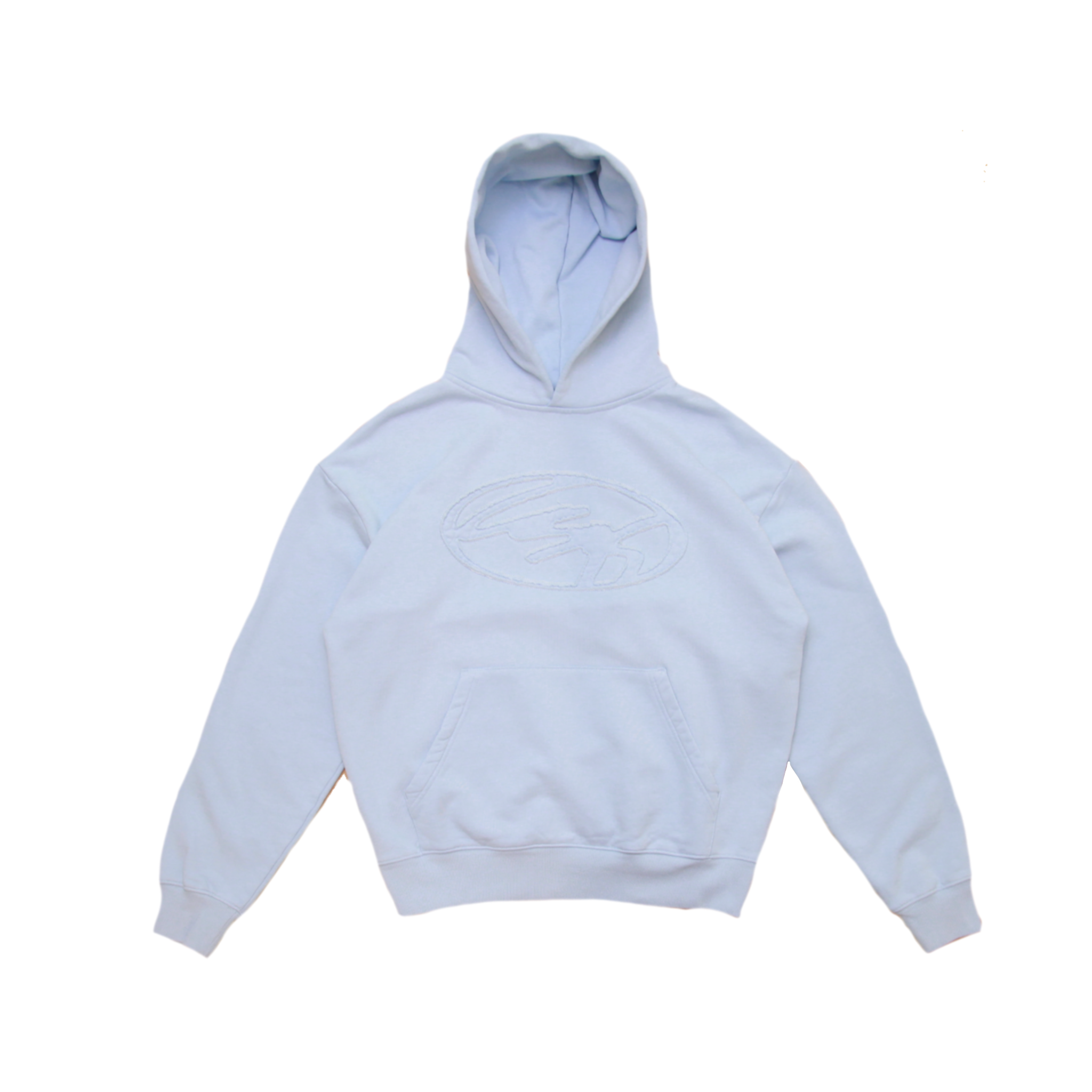 PATCH HOODIE - BABYBLUE
