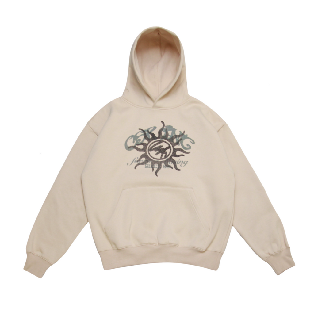 HOODIE TRIBAL - BEIGE