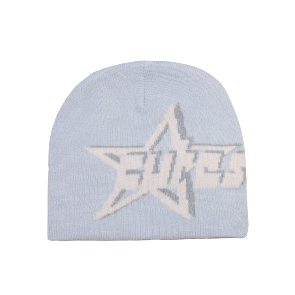 STAR BEANIE - BABYBLUE