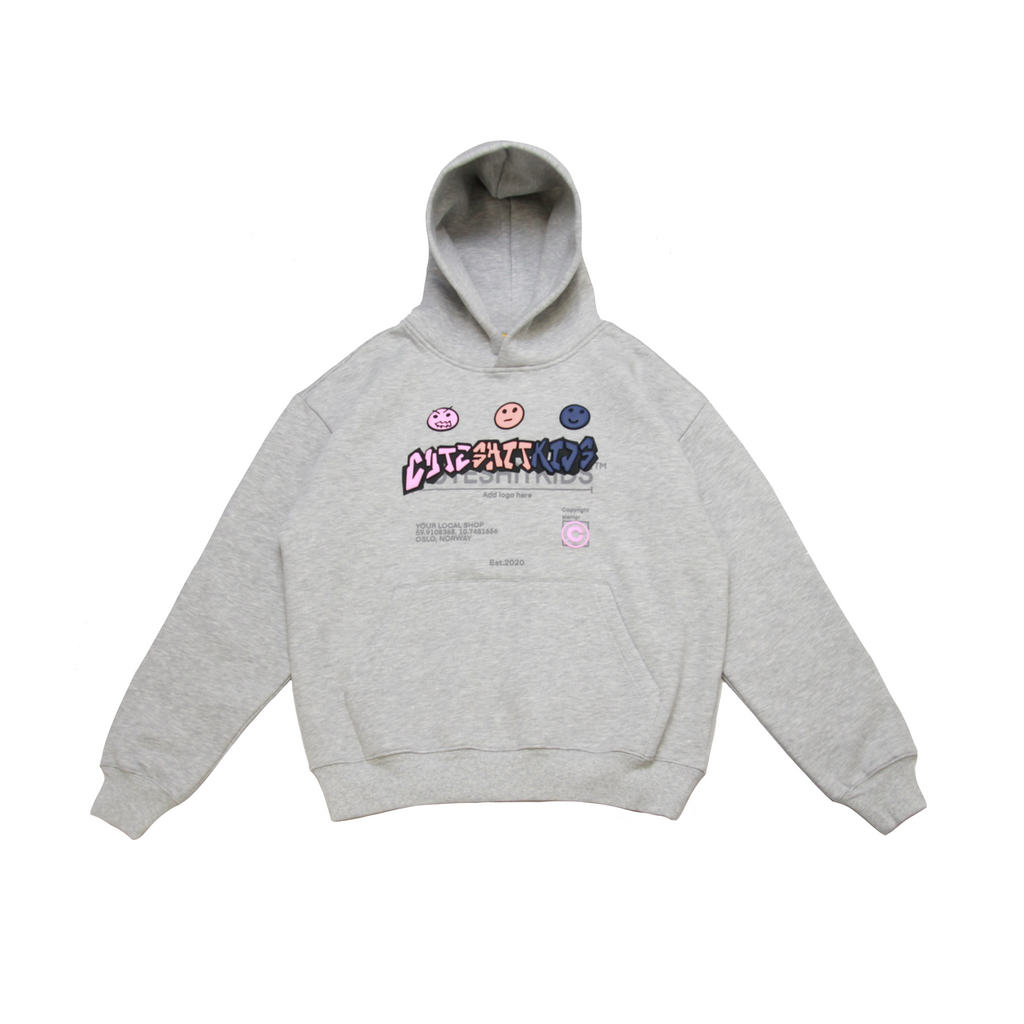 HOODIE - GREYYYYY