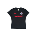 GIRLY TEE - NO(R)WAY BLACK