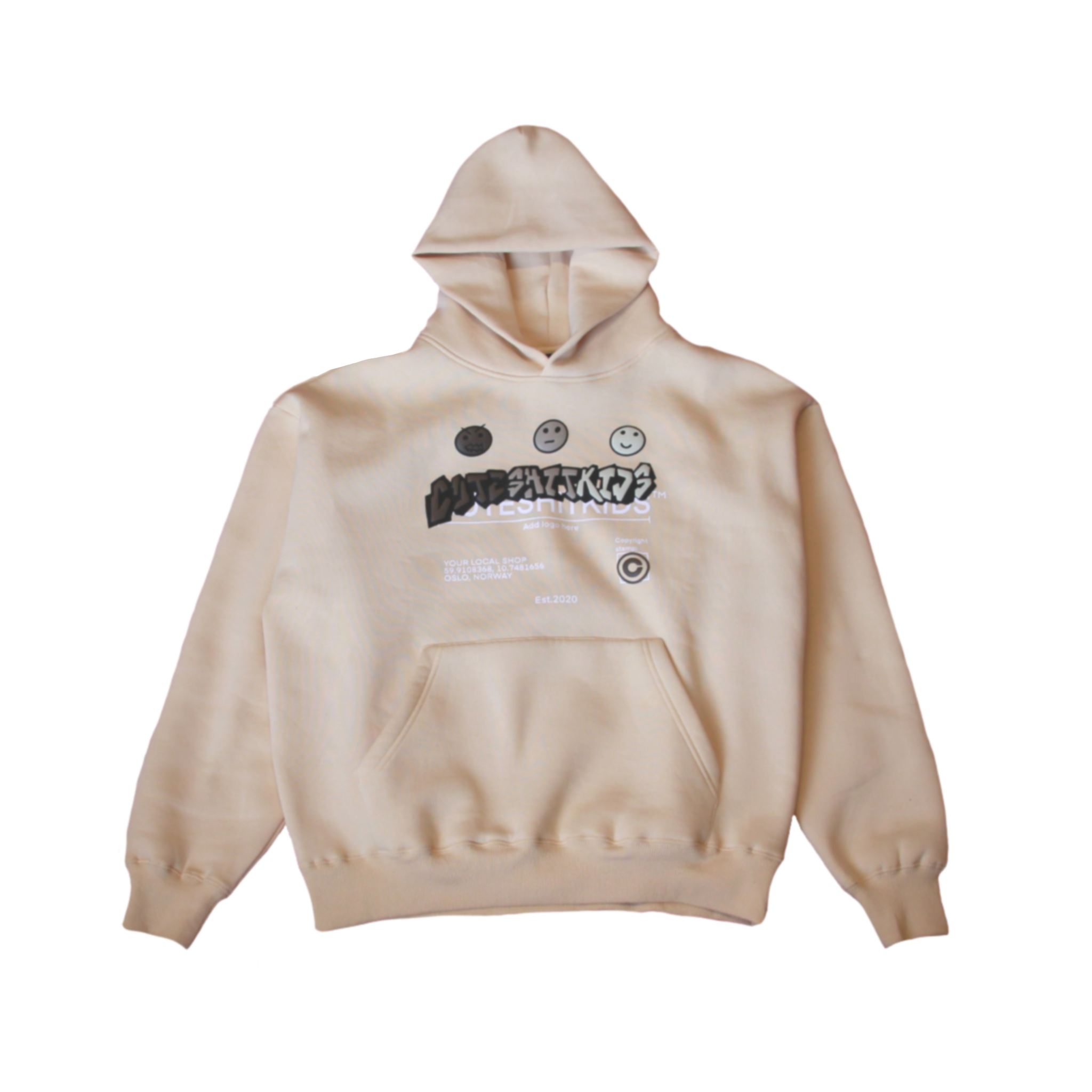 HOODIE - EGGWHITE