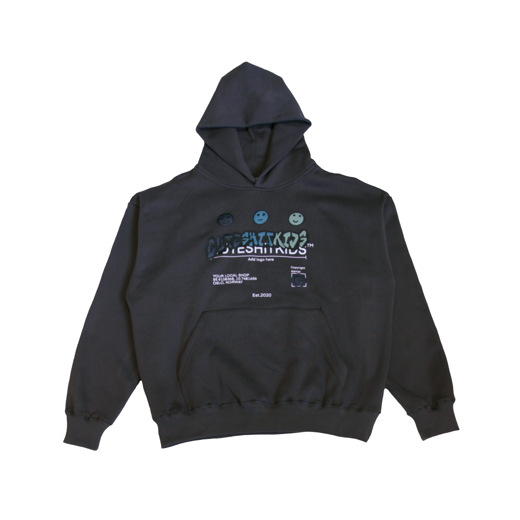 HOODIE - DARK GREY