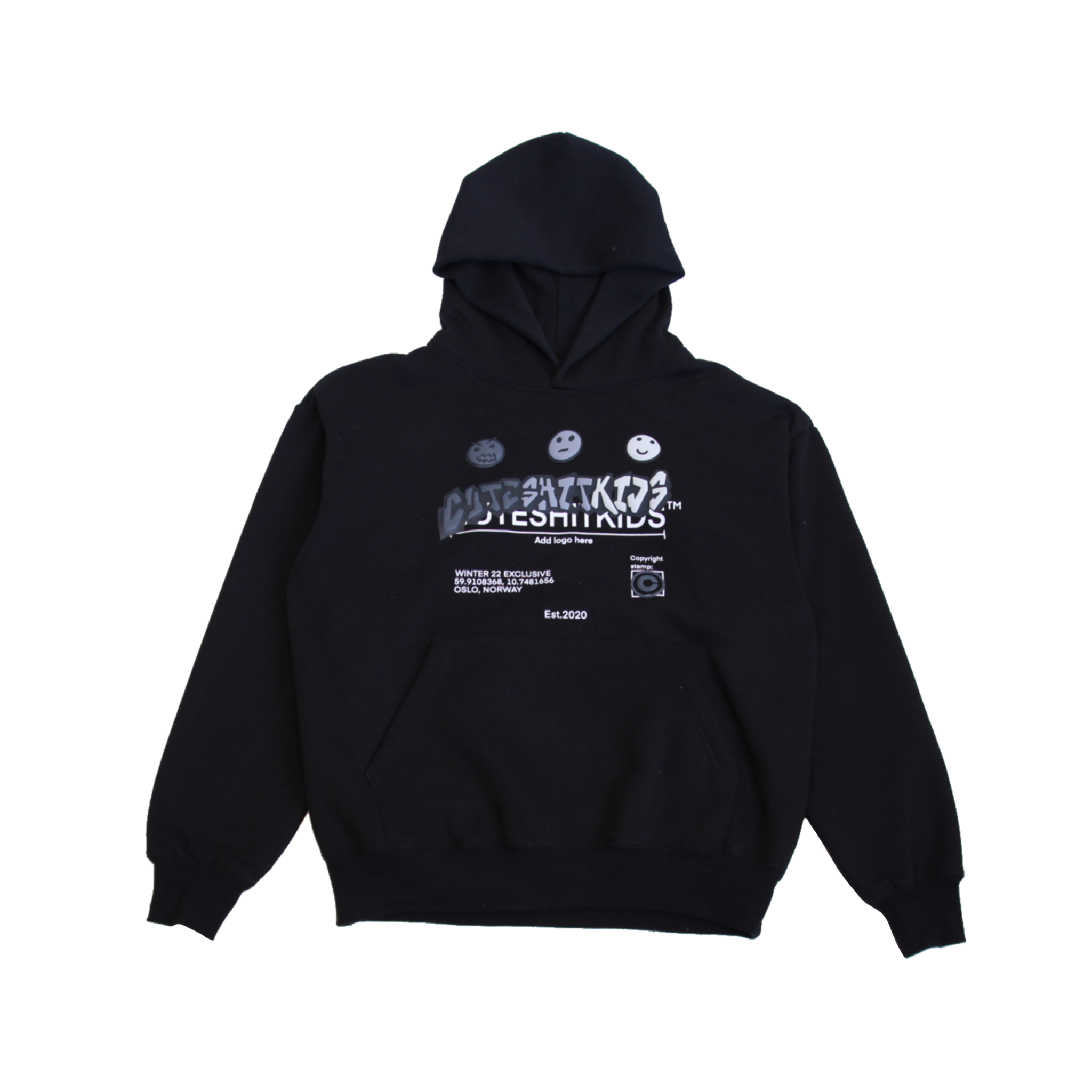 HOODIE - BLACK