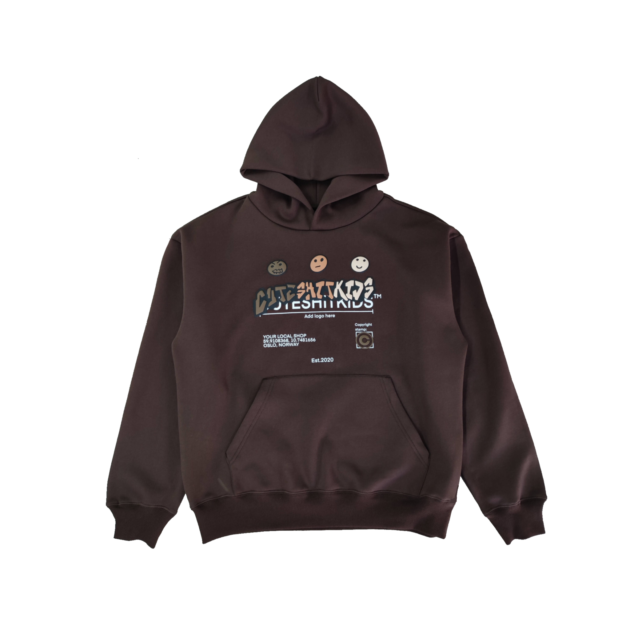 HOODIE - BROWN