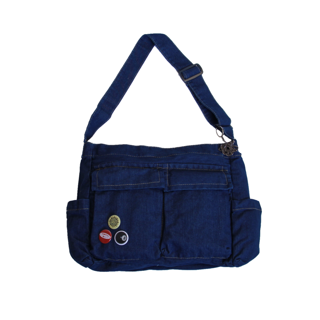 SHOULDER BAG - DENIM